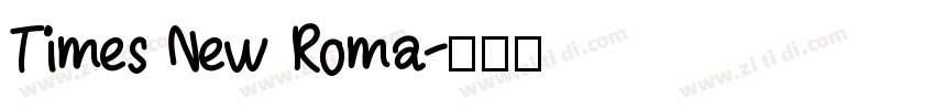 Times New Roma字体转换